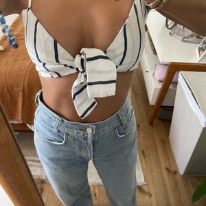 Faithfull the brand tie top